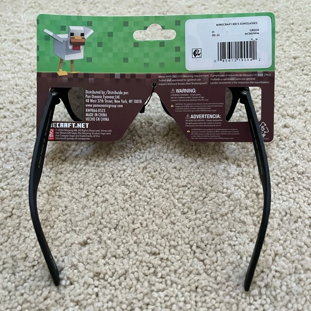 Minecraft kid’s sunglasses NWT